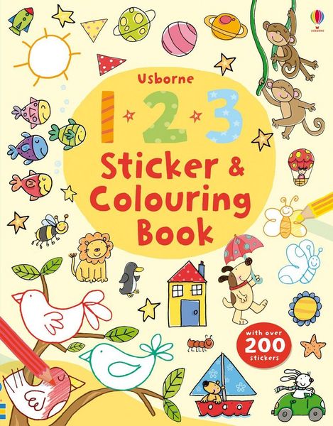 Produktbild: 123 Sticker and Colouring book