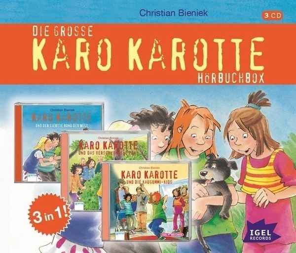 Die große Karo Karotte Box, 3 Audio-CD