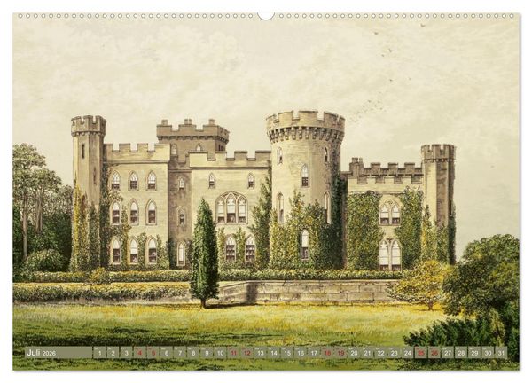 Produktbild: Viktorianische Landsitze (Wandkalender 2026 DIN A2 quer), CALVENDO Monatskalender