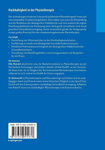 Nachhaltigkeit in der Physiotherapie