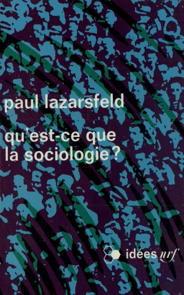 Produktbild: Qu'est-ce que la sociologie ?