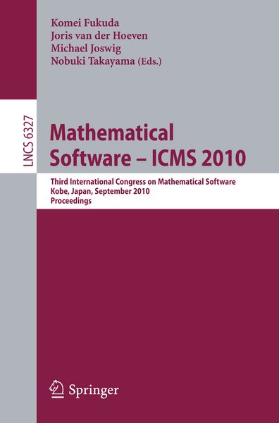 Produktbild: Mathematical Software - ICMS 2010