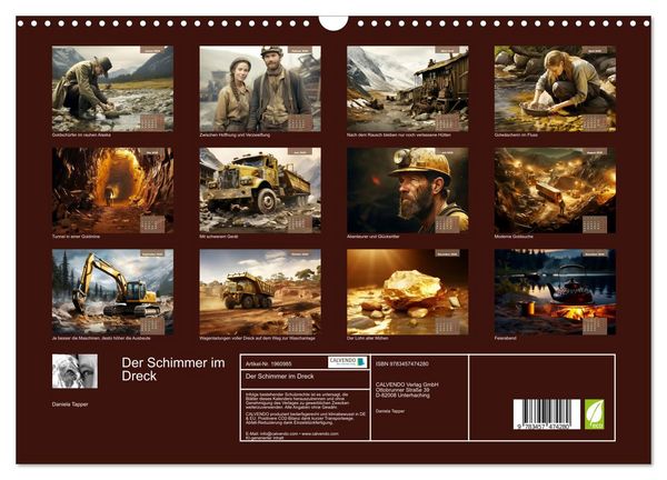 Produktbild: Der Schimmer im Dreck (Wandkalender 2026 DIN A3 quer), CALVENDO Monatskalender