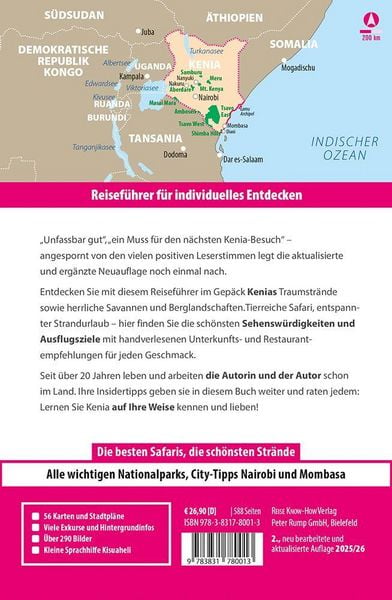 Produktbild: Reise Know-How Reisef&uuml;hrer Kenia