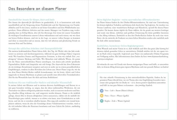 Produktbild: Ayurveda for life - Planer