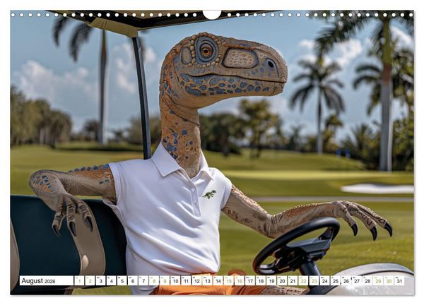 Produktbild: Reiche Dinos. Sie leben &ndash; im Luxus. (Wandkalender 2026 DIN A3 quer), CALVENDO Monatskalender