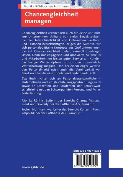 Produktbild: Chancengleichheit managen