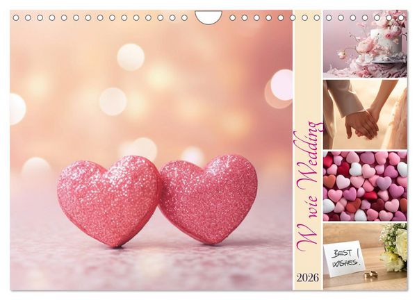 W wie Wedding (Wandkalender 2026 DIN A4 quer), CALVENDO Monatskalender