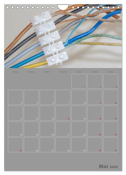 Produktbild: Brandgef&auml;hrliche elektrische Anlagen (Wandkalender 2026 DIN A4 hoch), CALVENDO Monatskalender