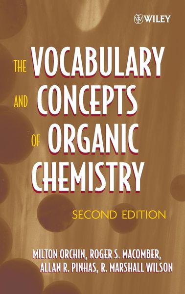 Produktbild: The Vocabulary and Concepts of Organic Chemistry