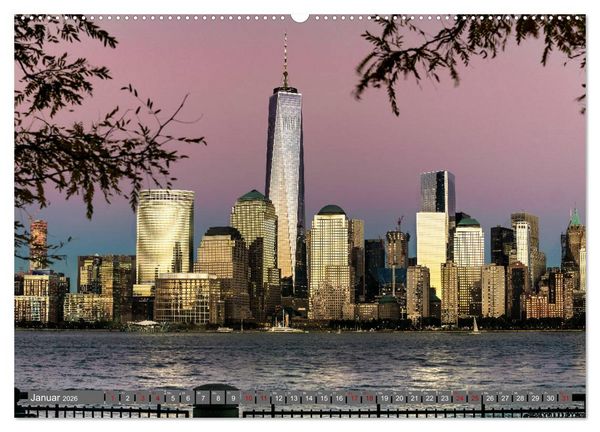 Produktbild: New York City Vibes (Wandkalender 2026 DIN A2 quer), CALVENDO Monatskalender