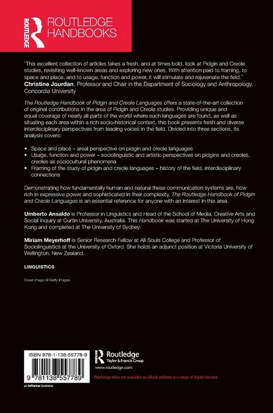 Produktbild: The Routledge Handbook of Pidgin and Creole Languages