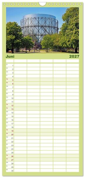 Produktbild: Familienplaner 2027 - So sch&ouml;n ist Pforzheim mit 5 Spalten (Wandkalender, 21 x 45 cm) CALVENDO
