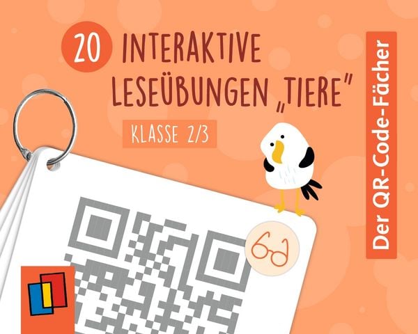 Produktbild: 20 interaktive Lese&uuml;bungen &bdquo;Tiere&ldquo;, Klasse 2/3