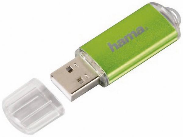 Produktbild: Hama Laeta USB-Stick 64 GB Gr&uuml;n 104300 USB 2.0