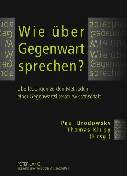 Produktbild: Wie &uuml;ber Gegenwart sprechen?