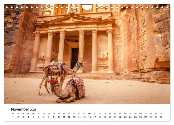 Produktbild: Reiseland Jordanien (Wandkalender 2026 DIN A4 quer), CALVENDO Monatskalender