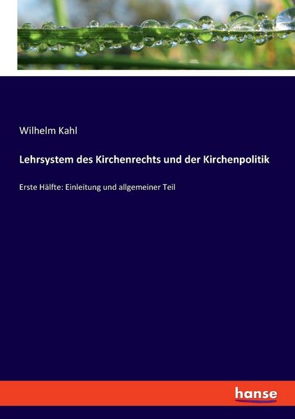 Produktbild: Lehrsystem des Kirchenrechts und der Kirchenpolitik