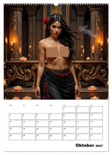 Produktbild: T&ouml;chter der alten G&ouml;tter (hochwertiger Premium Wandkalender 2027 DIN A2 hoch), Kunstdruck in Hochglanz