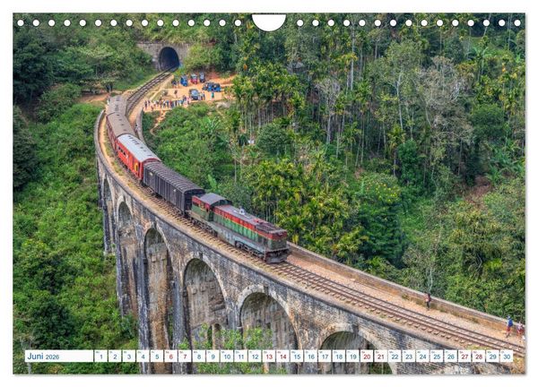 Produktbild: Sri Lanka, tropisches Inselparadies (Wandkalender 2026 DIN A4 quer), CALVENDO Monatskalender