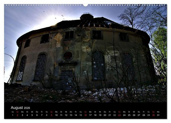 Produktbild: Verlassene Ort - Kirchen (hochwertiger Premium Wandkalender 2026 DIN A2 quer), Kunstdruck in Hochglanz
