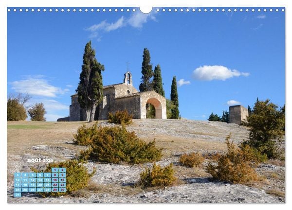 Produktbild: Chapelles historiques de Provence (Calendrier mural 2026 DIN A3 vertical), CALVENDO calendrier mensuel