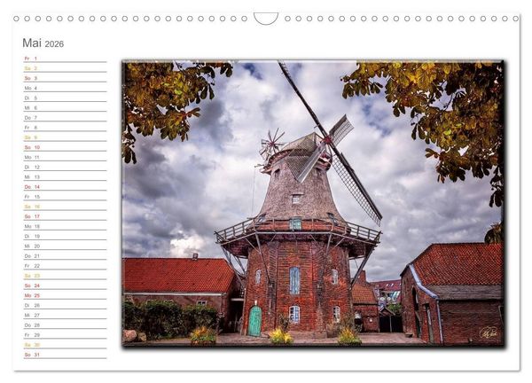 Produktbild: Jever - die Nordsee ganz nah (Wandkalender 2026 DIN A3 quer), CALVENDO Monatskalender