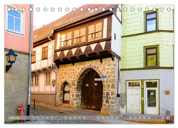 Produktbild: Ein Blick auf Nordhausen am Harz (Tischkalender 2026 DIN A5 quer), CALVENDO Monatskalender