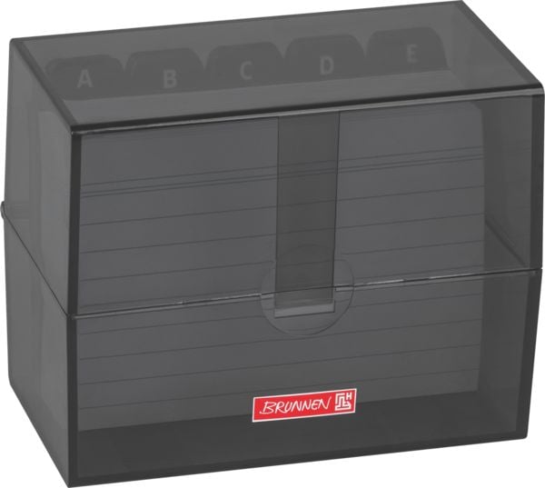Produktbild: Brunnen Karteibox A7 gef&uuml;llt onyx