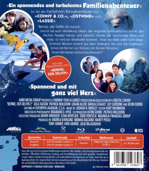 Produktbild: Bernie, der Delfin 2 - Ein Sommer voller Abenteuer