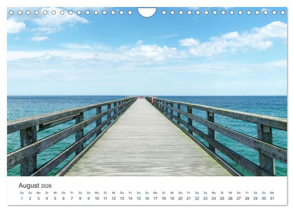 Produktbild: Deutsche K&uuml;ste - Nordsee und Ostsee (Wandkalender 2026 DIN A4 quer), CALVENDO Monatskalender