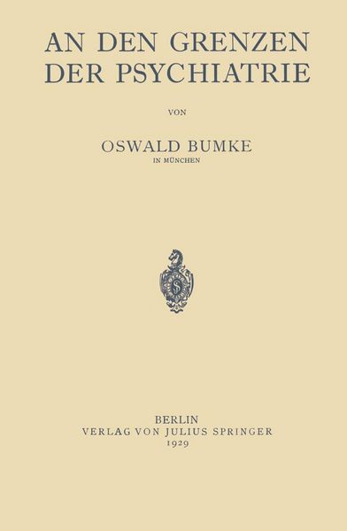 Produktbild: An Den Grenzen der Psychiatrie