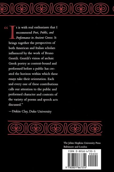 Produktbild: Poet, Public, and Performance in Ancient Greece