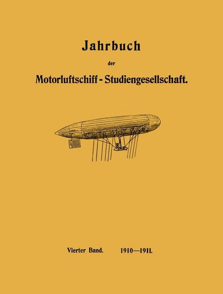Produktbild: Jahrbuch der Motorluftschiff-Studiengesellschaft