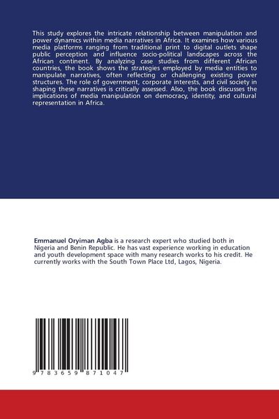 Produktbild: Manipulation and Power Dynamics in African Media Narratives