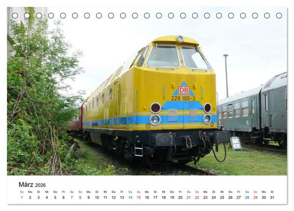 Produktbild: U-Boot trifft Babelsbergerin. Die Baureihen 118 und 119 der Deutschen Reichsbahn (Tischkalender 2026 DIN A5 quer), CALVENDO Monatskalender