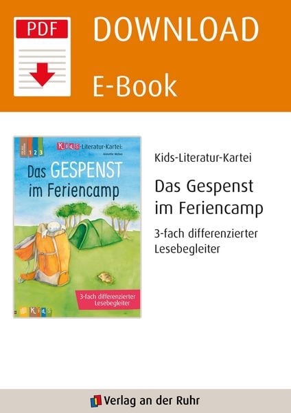 Produktbild: Das Gespenst im Feriencamp - 3-fach differenzierter Lesebegleiter