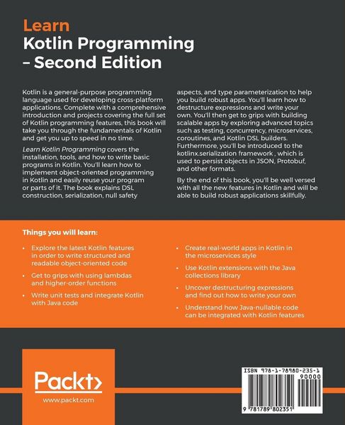 Produktbild: Learn Kotlin Programming
