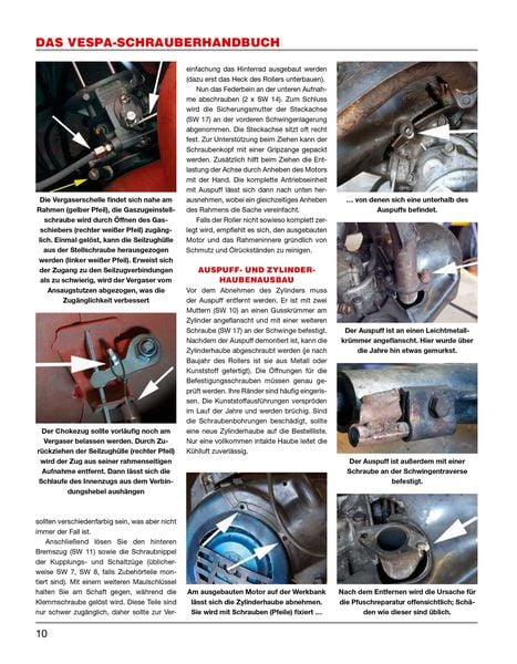 Produktbild: Das Vespa Schrauberhandbuch