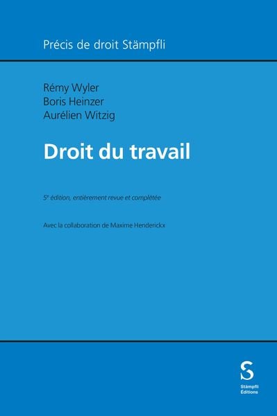 Produktbild: Droit du travail