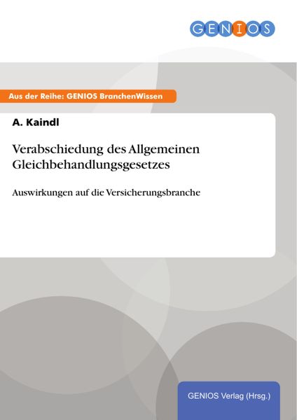 Produktbild: Verabschiedung des Allgemeinen Gleichbehandlungsgesetzes