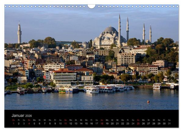 Produktbild: Istanbul Highlights (Wandkalender 2026 DIN A3 quer), CALVENDO Monatskalender