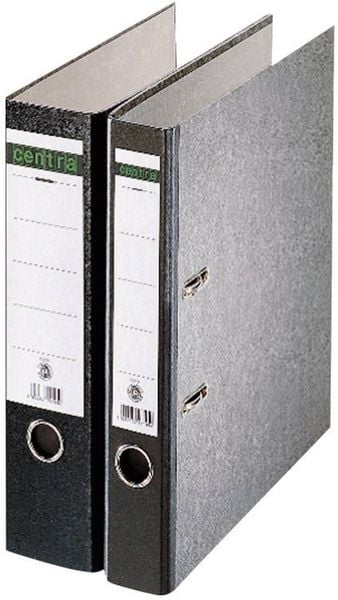 Produktbild: Centra Ordner DIN A4 R&uuml;ckenbreite: 52mm Schwarz Wolkenmarmor 2 B&uuml;gel 221105