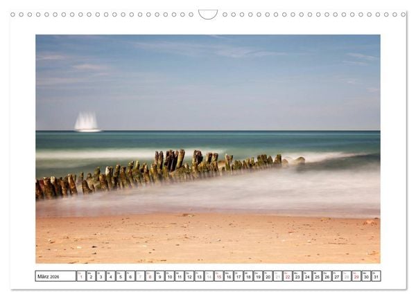 Produktbild: Die Ostseek&uuml;ste (Wandkalender 2026 DIN A3 quer), CALVENDO Monatskalender