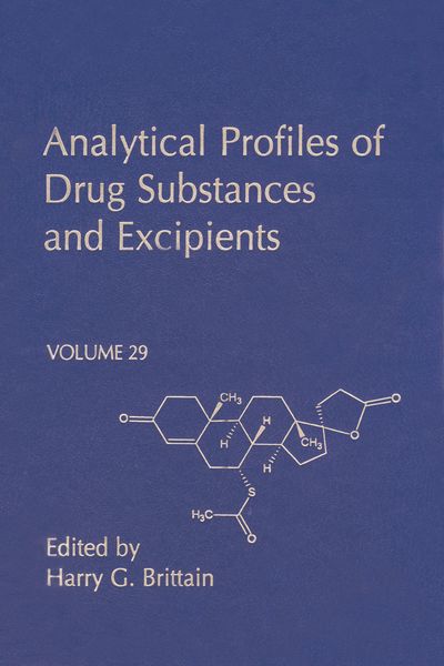 Produktbild: Analytical Profiles of Drug Substances and Excipients