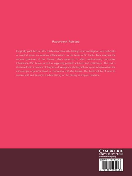 Produktbild: A Report on Researches on Sprue in Ceylon