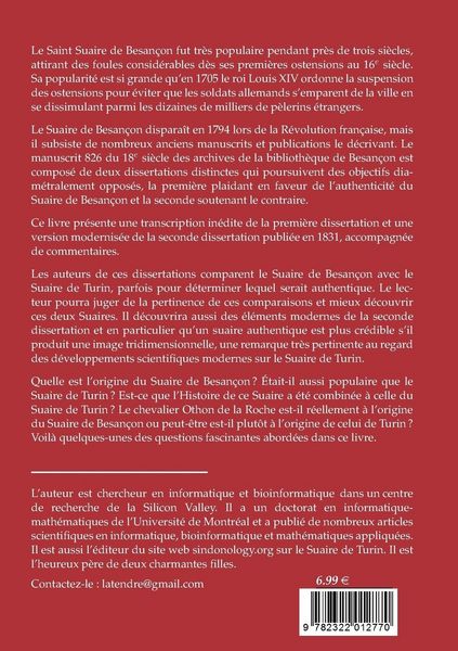 Produktbild: Le Saint Suaire de Besan&ccedil;on