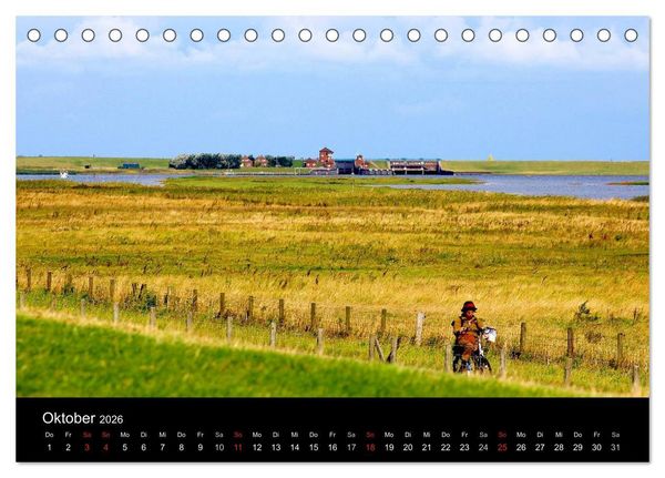 Produktbild: Ostfriesland verzaubert! (Tischkalender 2026 DIN A5 quer), CALVENDO Monatskalender