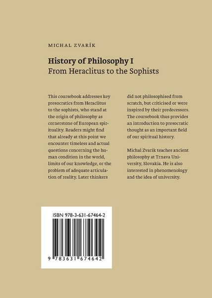 Produktbild: History of Philosophy I