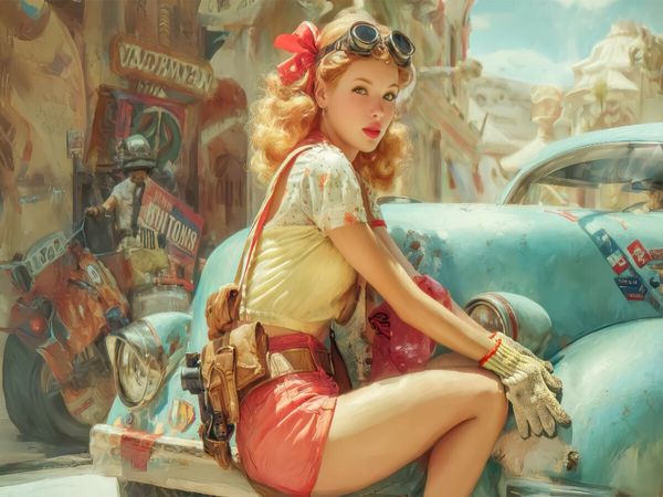 Produktbild: CALVENDO Puzzle Retro-&Auml;sthetik | 1000 Teile Lege-Gr&ouml;&szlig;e 64x48cm Foto-Puzzle f&uuml;r gl&uuml;ckliche Stunden